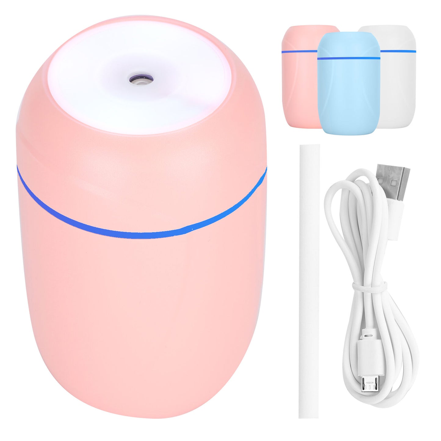 ny 300ml luftfukter USB-lading Aroma Oil Diffuser Portable Mute Car Air F ABE