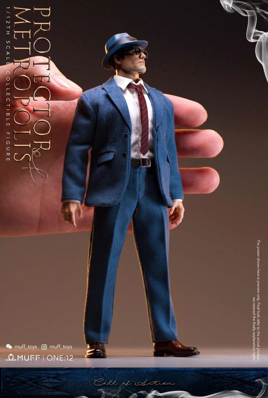 1/12 MUFF TOYS Clark Kent 6" Action Figure Model Doll Toy Collection IN STOCK MUFF_TOYS - KOEEK