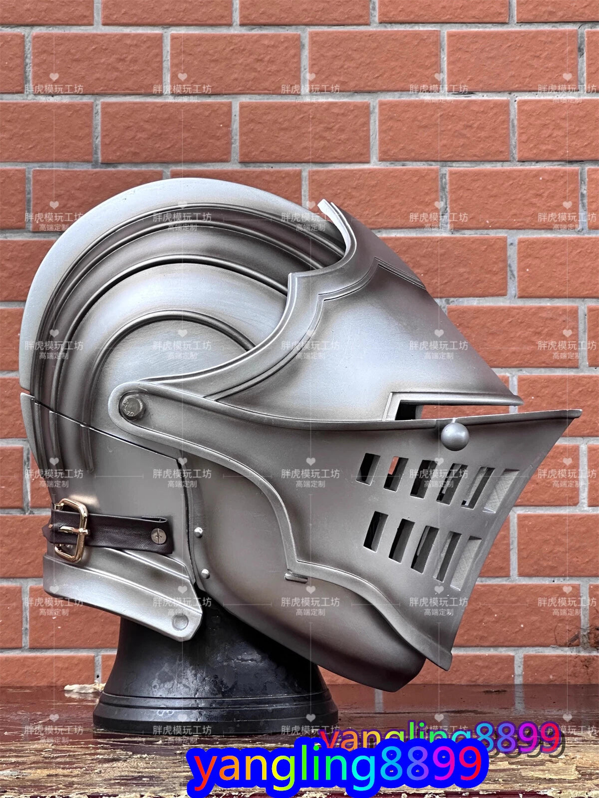 1:1 Dark Souls Knight Oscar Cosplay Helmet Medieval Halloween Party Mask Props 07FC0E-D4 - KOEEK