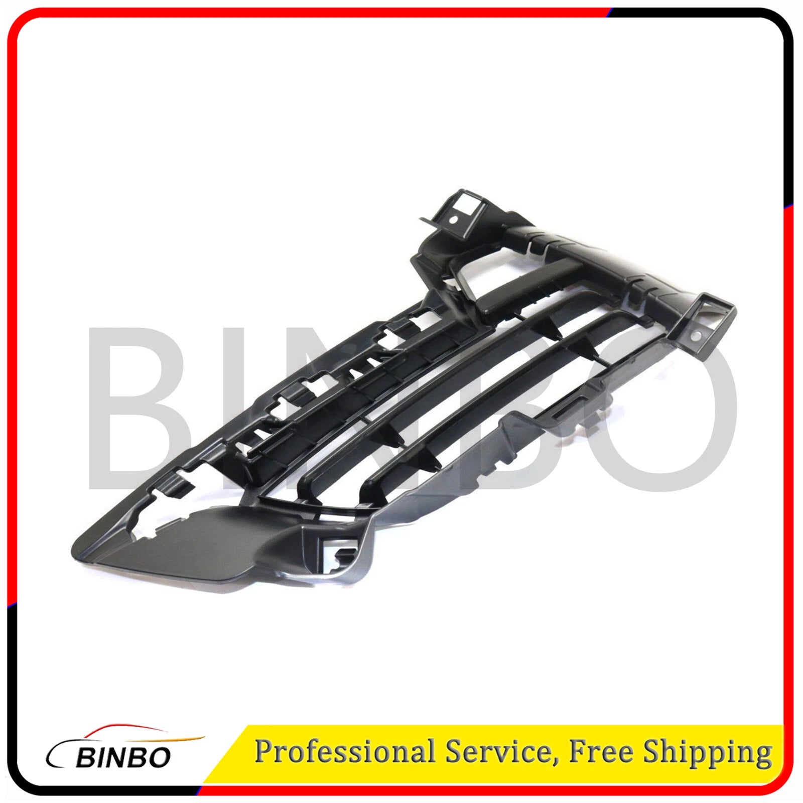 For BMW X5 Front Bumper Grille 2014-2018 Outer Driver Side Open Grid Black 07FC0E-D4 - KOEEK