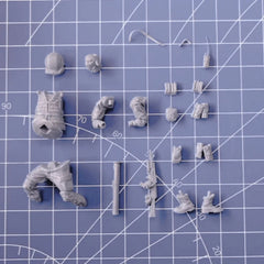 1/35 Resin Figure Model Kit Modern Infantry In Action Unassembled Unpainted 07FC0E-D4 - KOEEK