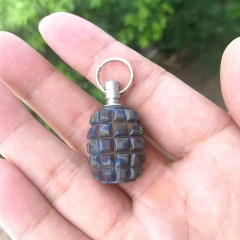 EDC Titanium Parachute Cord Lanyard Bead Key Chain Pendant Backpack decoration 07FC0E-D4 - KOEEK