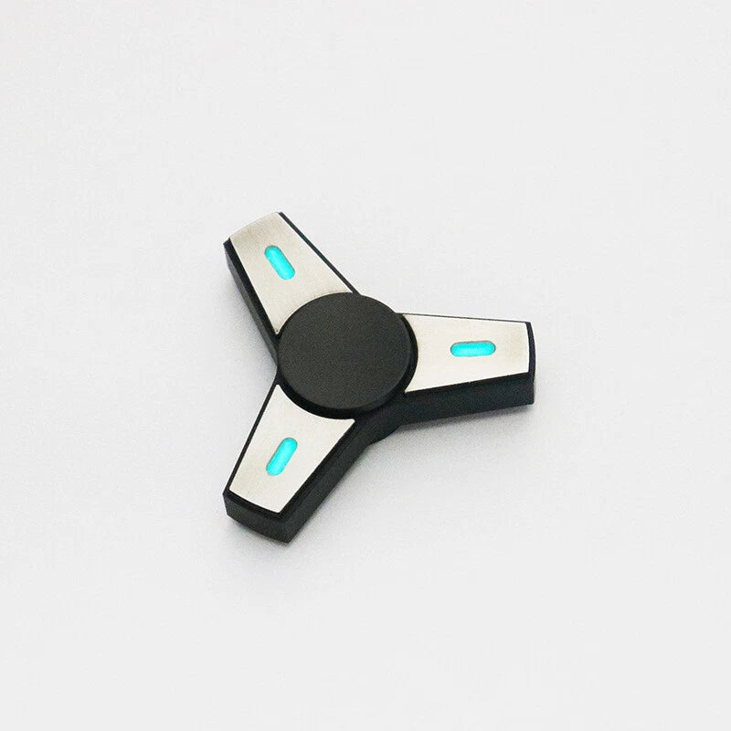 Luminous Threeleaf Fidget Spinner EDC Fidget Toys Metal Hand Spinner ADHD Gifts 07FC0E-D4 - KOEEK