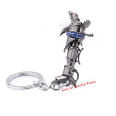 Anime Arcane：League of Legends Jinx Metal Keychain Backpack Pendant Decor Gift 07FC0E-D4 - KOEEK