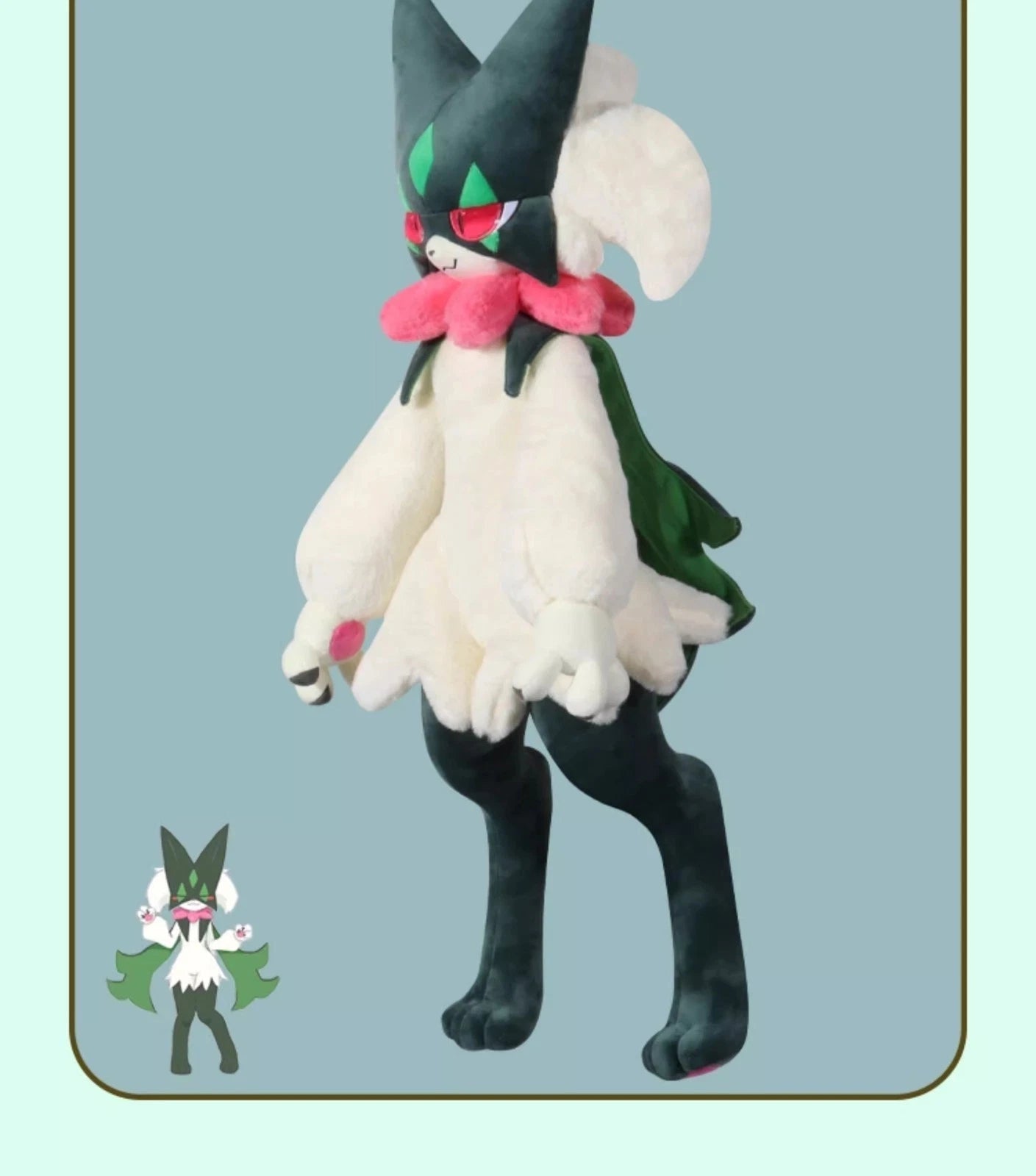80cm Anime Cute Meowscarada Large Plush Doll Pillow Refined Ver Stuffed Toy Gift 07FC0E-D4 - KOEEK