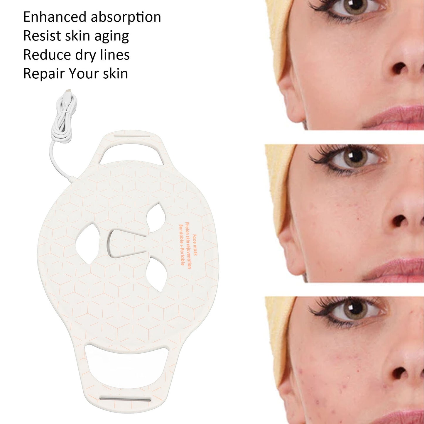 ny Lett ansiktspleiemaskin Balanseolje Skin Photon Face Rejuvenation Machine