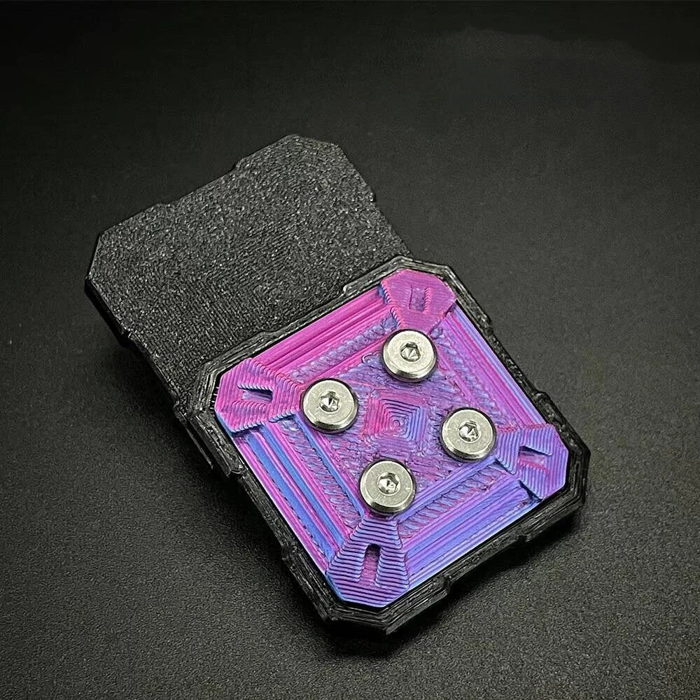 3D Printing Gradient Square Haptic Slider Fidget Clicker EDC Adult Fidget Toys 07FC0E-D4 - KOEEK