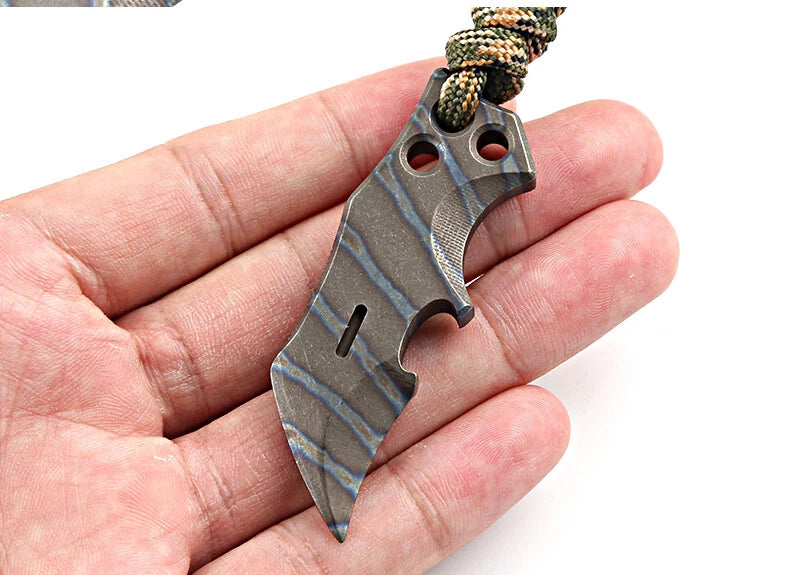 Solid Titanium Alloy Outdoor Multi Tool Pry Bar Crowbar Opener Unboxing EDC 07FC0E-D4 - KOEEK