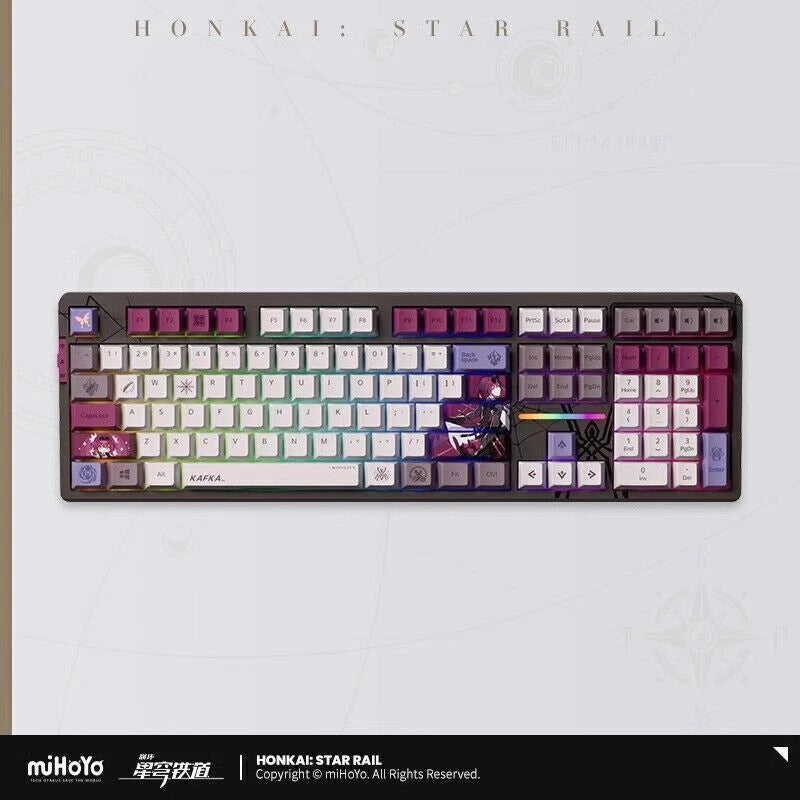 miHoYo Honkai Star Rail Kafka RGB Official Mechanical Keyboard Backlit Keyboard 07FC0E-D4 - KOEEK