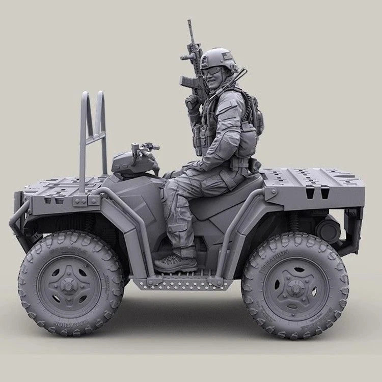 1/35 US Special Forces ATV Rider(No Vehicle Included)2013 GK Resin Model  Kit 07FC0E-D4 - KOEEK