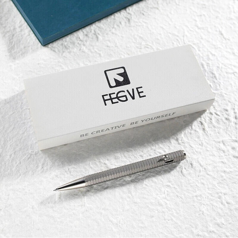 Solid TC4 Titanium Alloy Bolt Ballpoint Pen Business Office Singnature Pen EDC 07FC0E-D4 - KOEEK