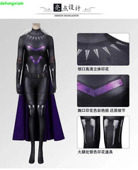 Black Panther Wakanda Forever Cosplay Shuri Costume Bodysuit Jumpsuit Women Suit 07FC0E-D4 - KOEEK
