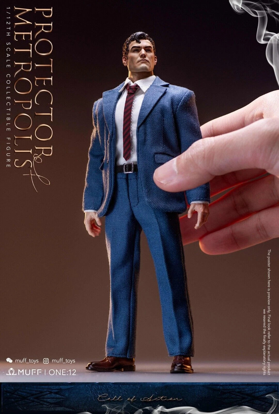 1/12 MUFF TOYS Clark Kent 6" Action Figure Model Doll Toy Collection IN STOCK MUFF_TOYS - KOEEK