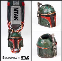 Boba Fett EDC Knife Outdoor Pendant Paracord Lanyard Bead 1PC Handmade Outdoor 07FC0E-D4 - KOEEK