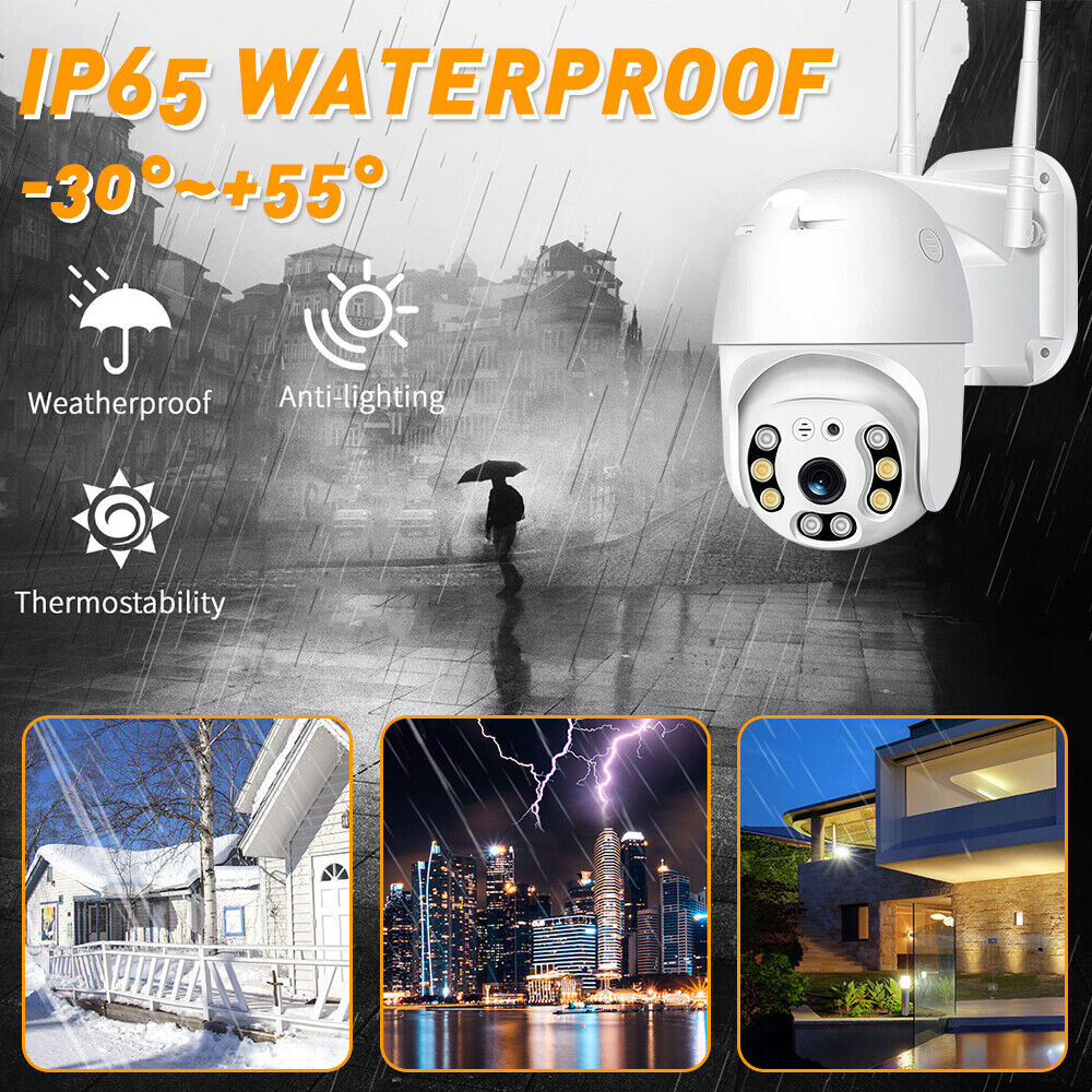 1080P HD Wireless Security Camera 360° for Home with Audio