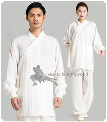 25 Colors Wudang Taoist Robe Kung fu Suit Shaolin Tai Chi Uniform Wushu Clothes 07FC0E-D4 - KOEEK