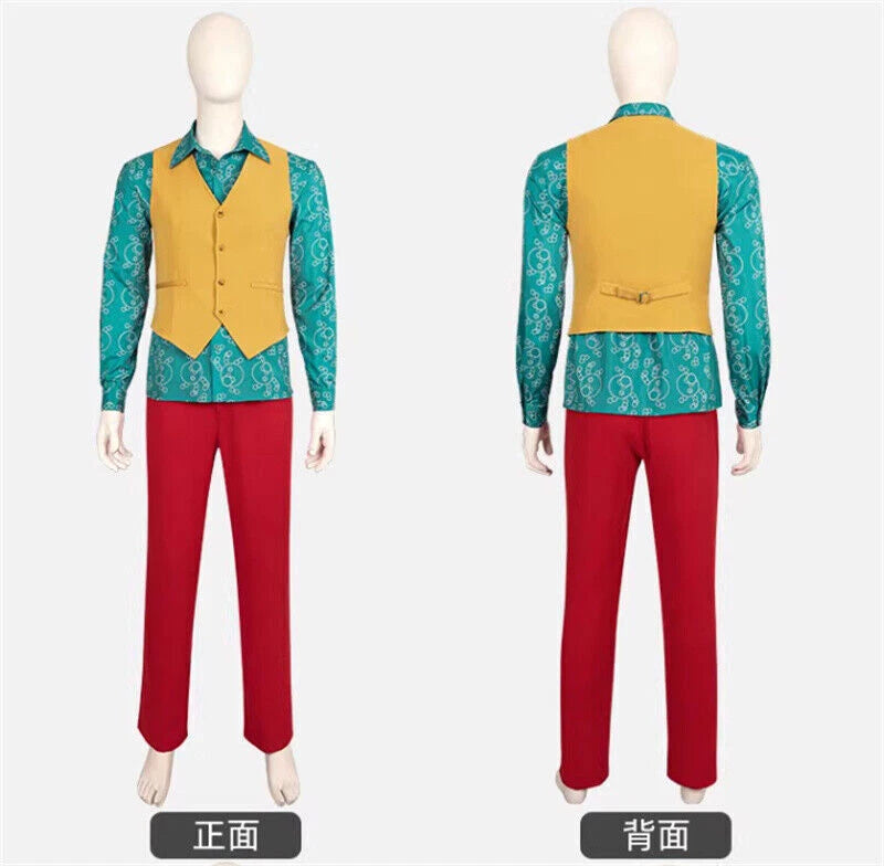 Joker: Folie à Deux The Joker Red Suit Uniform Cosplay Costume Outfit Halloween 07FC0E-D4 - KOEEK