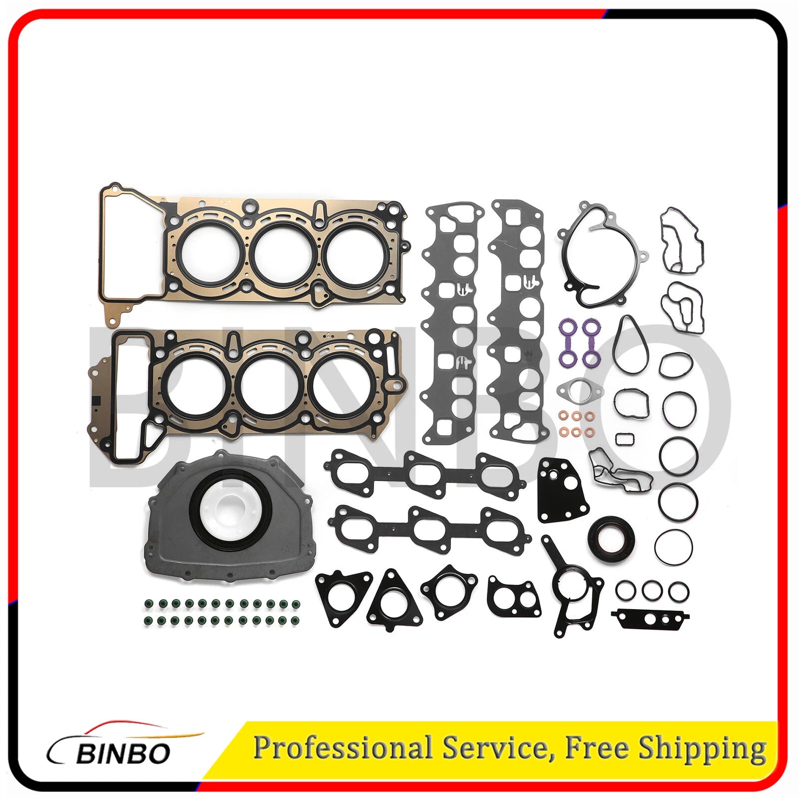 6420120064 M642 OM642 Engine Full Gasket Set w/Crankshaft Rear Seal For Benz 07FC0E-D4 - KOEEK