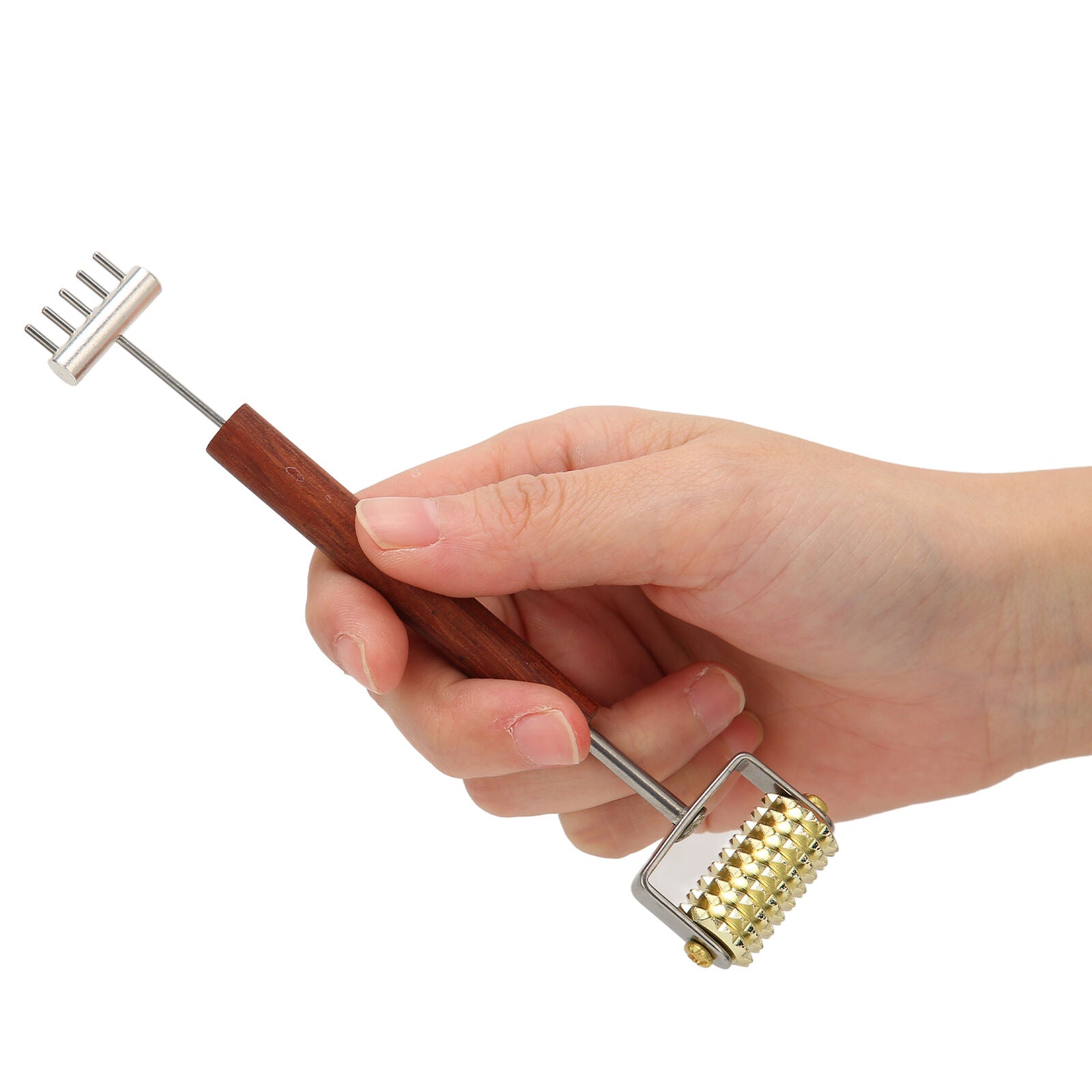 new Massage Roller Copper Handle Promote Blood Circulation Double Head Roller HGF koeek - KOEEK