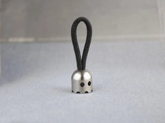 EDC Titanium Alloy Knife Lanyard Bead Paracord Keychain Pendant Zip Pull DIY 07FC0E-D4 - KOEEK