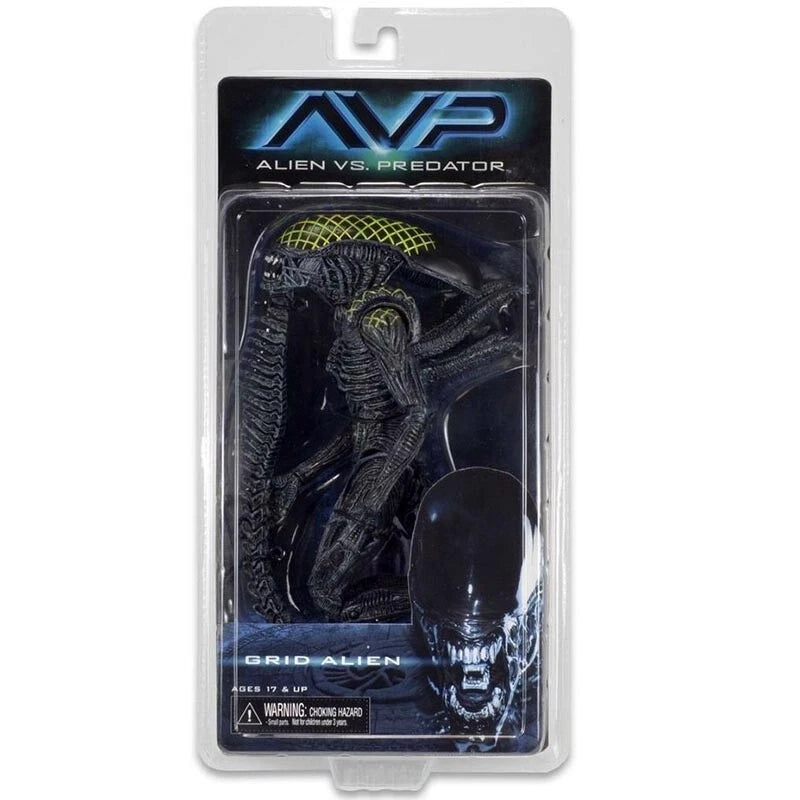 NECA Grid Alien Xenomorph Warrior AVP 7" Action Figure 1:12 Aliens Series 7 NECA - KOEEK