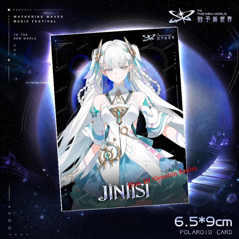 8Pcs/Set Anime Wuthering Waves Limited Edition Card Decor Collection Gift 07FC0E-D4 - KOEEK