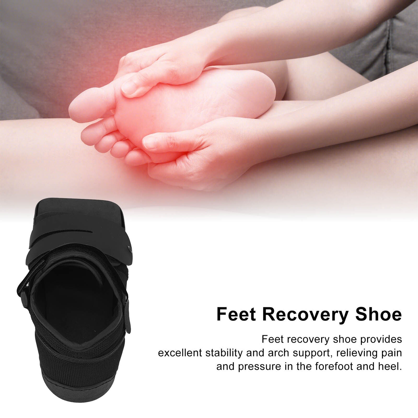 new Recovery Shoe Walking Shoe For Surgery Hammertoes Pain(M 39‑40 Yards ) HGF koeek - KOEEK