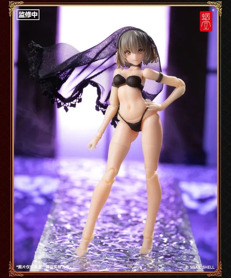 STOCK Snail Shell Front Armor Girl Victoria 1/12 Complete Model Action Figure 07FC0E-D4 - KOEEK