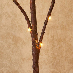 Light Brown Tree Branch 32 Inches 100 LED Light Strip with Timer 07FC0E-D4 - KOEEK