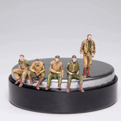 1/72 US Army Fury Tank Crew 5 Soldiers Painted Figures for WWII Diorama 07FC0E-D4 - KOEEK