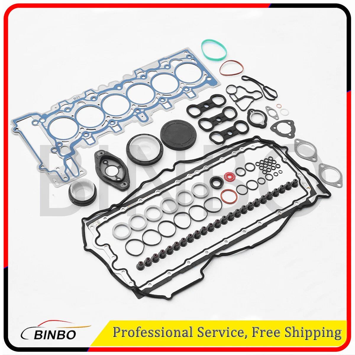 Engine Overhaul Gaskets Seals Kit For BMW 323i 525i E90 E60 E83 E84 E89 N52 2.5L 07FC0E-D4 - KOEEK