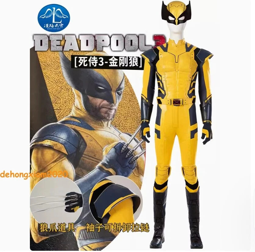 Deadpool 3 Wolverine James Howlett Logan Mens Cosplay Costume Lot Halloween 07FC0E-D4 - KOEEK