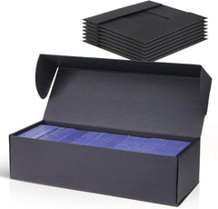 new Silph PLC Trading Card Storage Box-[8 Pack], Baseball Hobby Black-8 Pack SILPH PLC - KOEEK