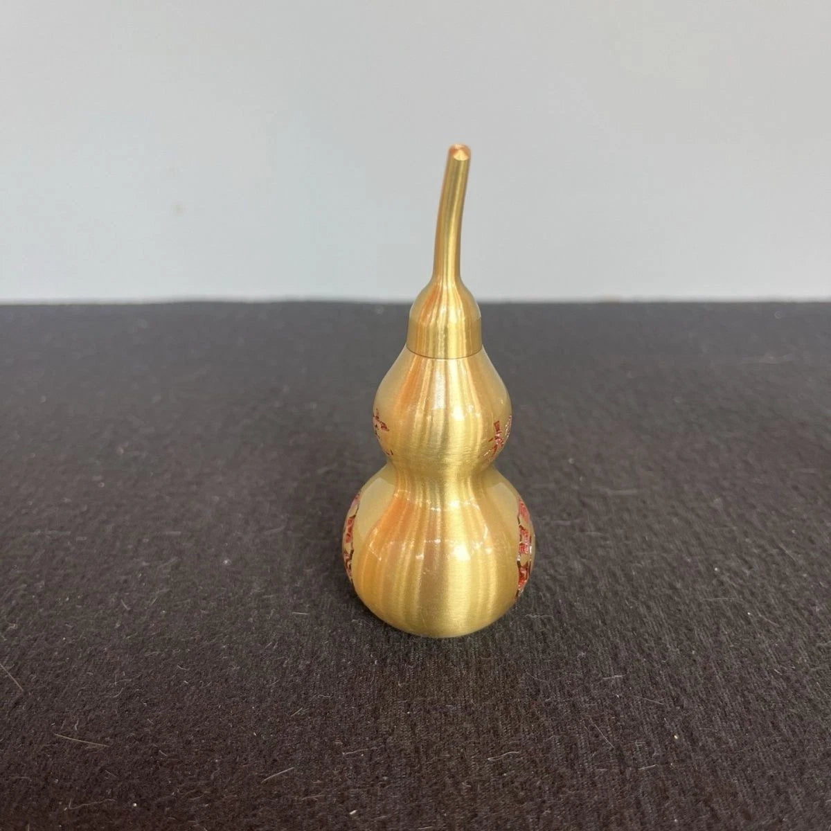 Brass Gourd Figurine Hollow With Lid Bagua Fu Lu Home Door Decor 07FC0E-D4 - KOEEK