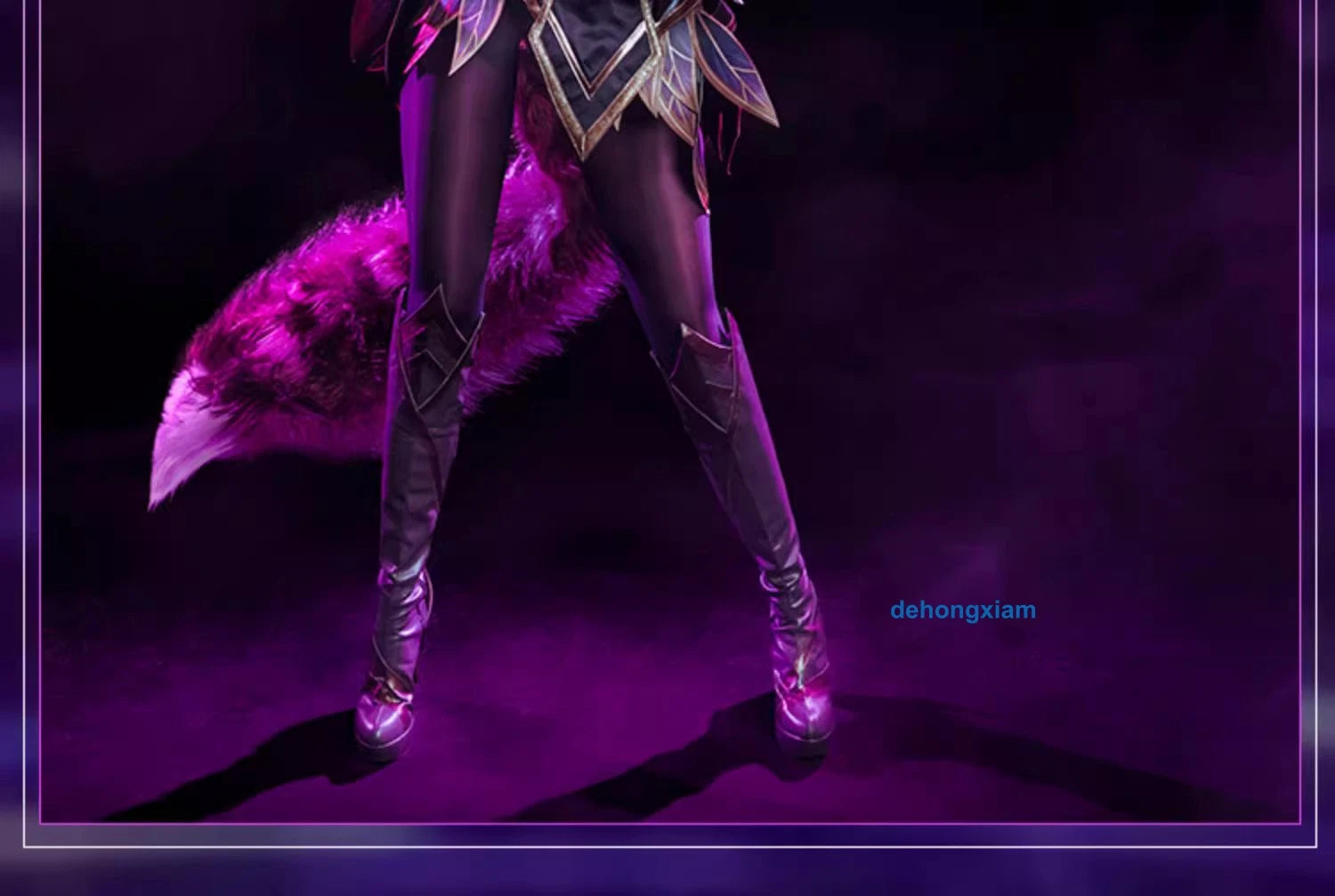 League of Legends Ahri Dresses Skirt Outfit Cosplay Costume Xmas Women Present 07FC0E-D4 - KOEEK