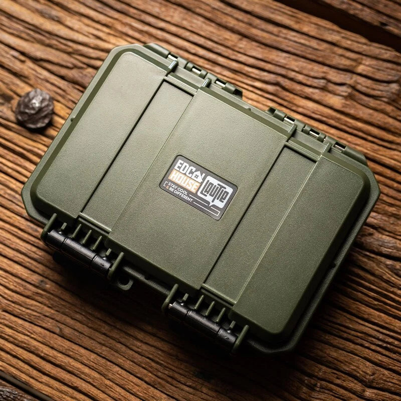 LAUTIE Portable Storage Box Waterproof  ABS Shockproof Slider Container EDC 07FC0E-D4 - KOEEK