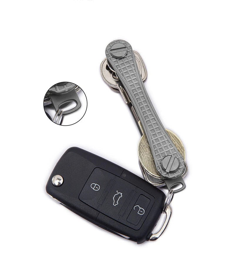 EDC Creative Titanium Keys Storage Holder for Men's Personalized Key bag Tool 07FC0E-D4 - KOEEK
