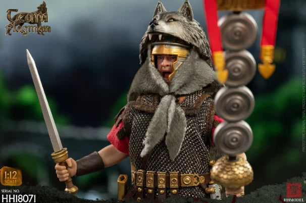 HHMODEL HH18071 Imperial Legion Roman Standard Bearer 1/12 Action Figure INSTOCK 07FC0E-D4 - KOEEK