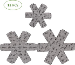 Pot and Pan Protectors,Set of 12 and 3 Different Size,Cookware Protector Set/Pot 07FC0E-D4 - KOEEK