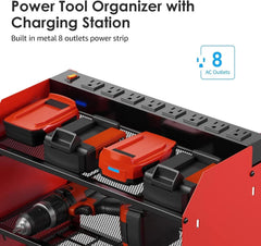 Modular Power Tool Storage Hanger with Charging Station 07FC0E-D4 - KOEEK