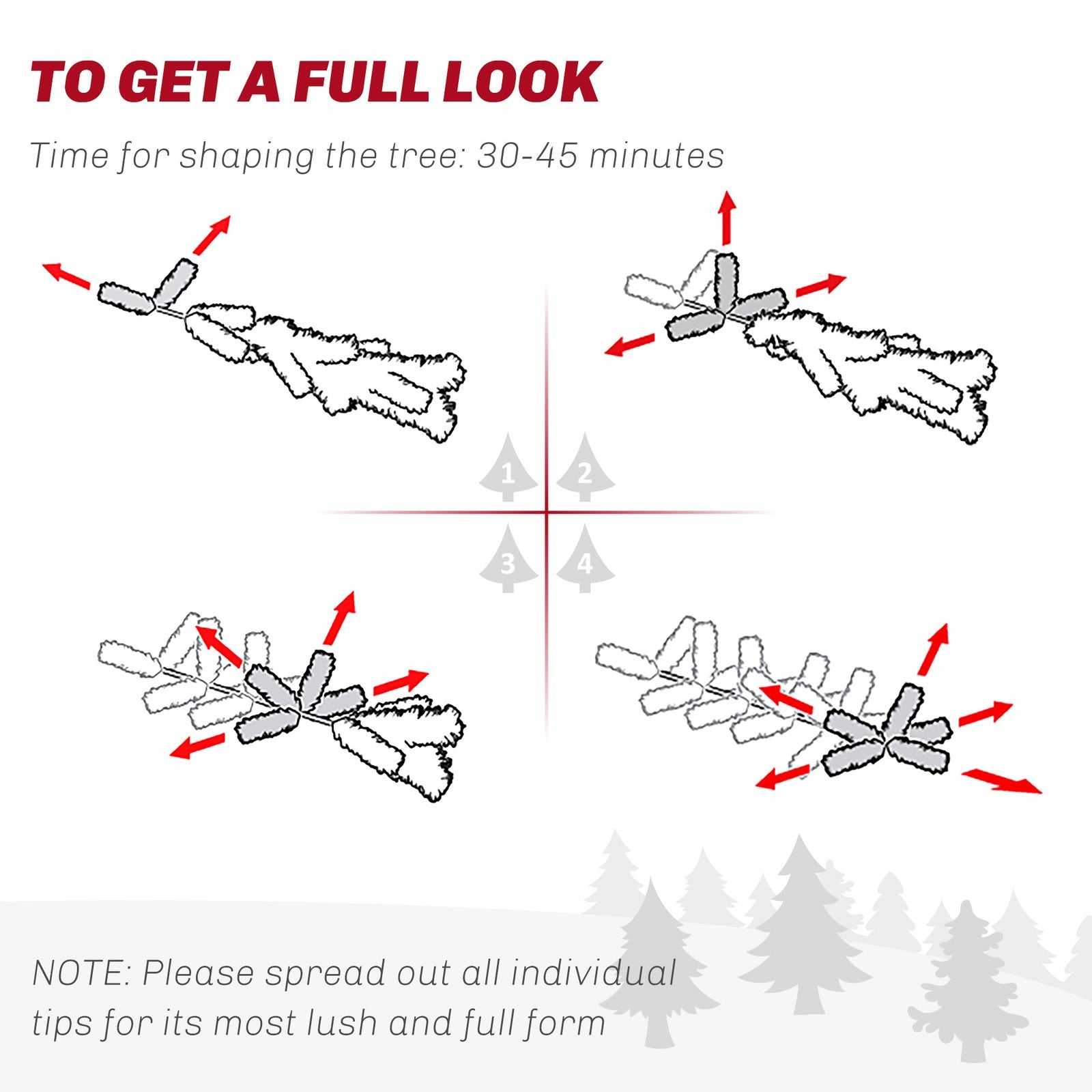 HOMCOM 7.5 ft Pencil Christmas Tree, Pre-Lit Xmas Tree w/ Dual Color Lights HOMCOM - KOEEK