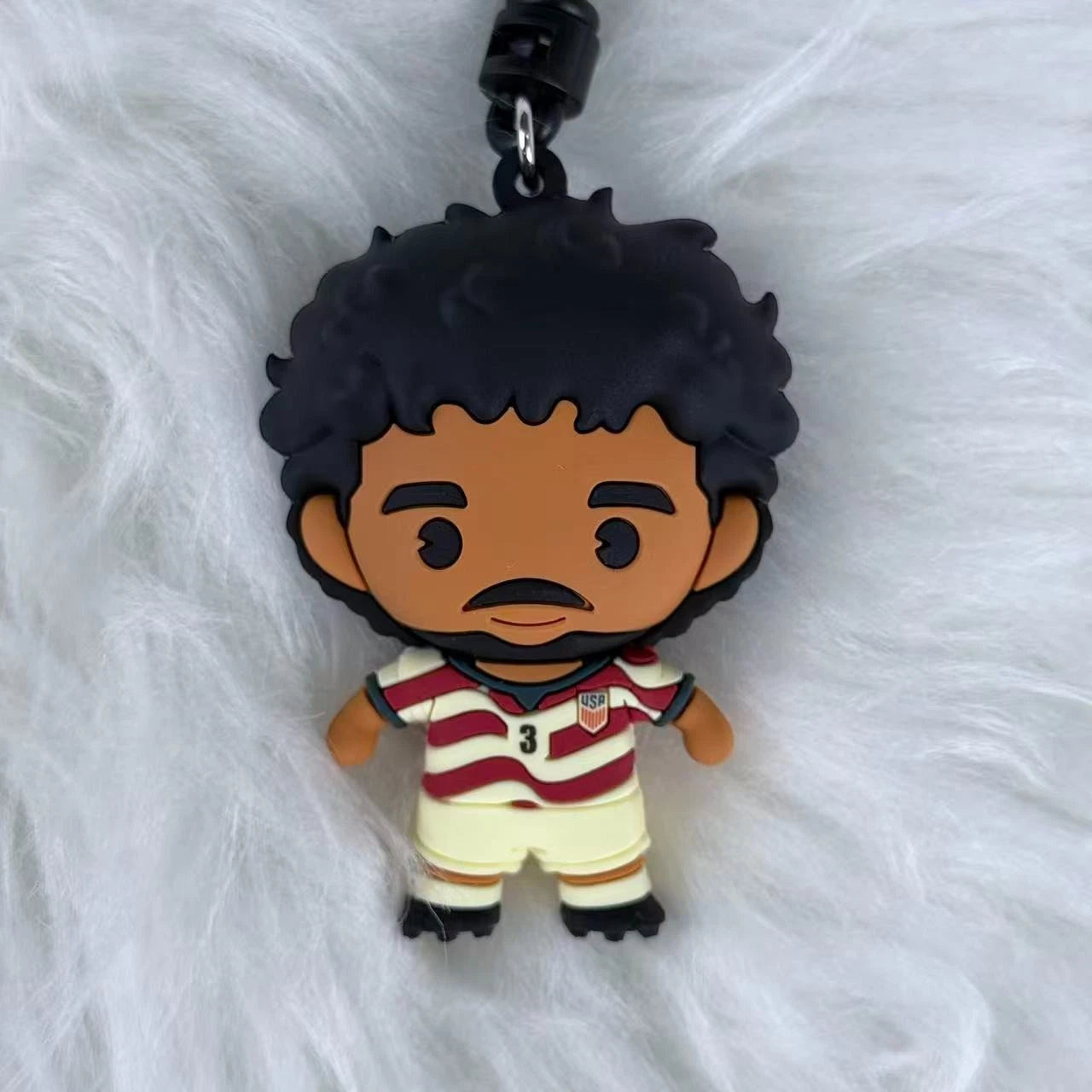 2026 Chris Richards #3 USMNT Soccer Team 3D Vinyl Bag Clip Collectible Keychain 07FC0E-D4 - KOEEK