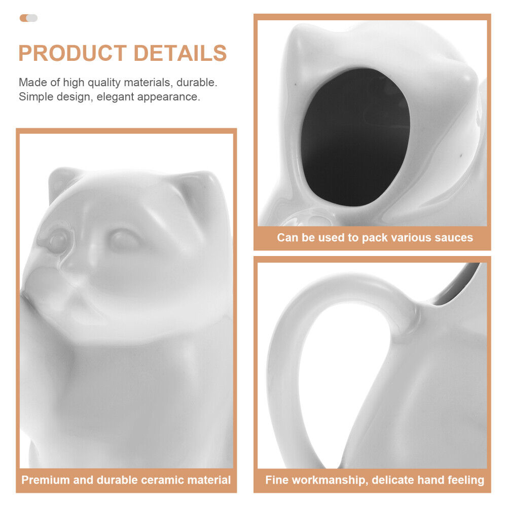 ny Animal Small Creamer Mugge Keramisk melkemugge Kaffebeholder