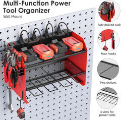 Modular Power Tool Storage Hanger with Charging Station 07FC0E-D4 - KOEEK