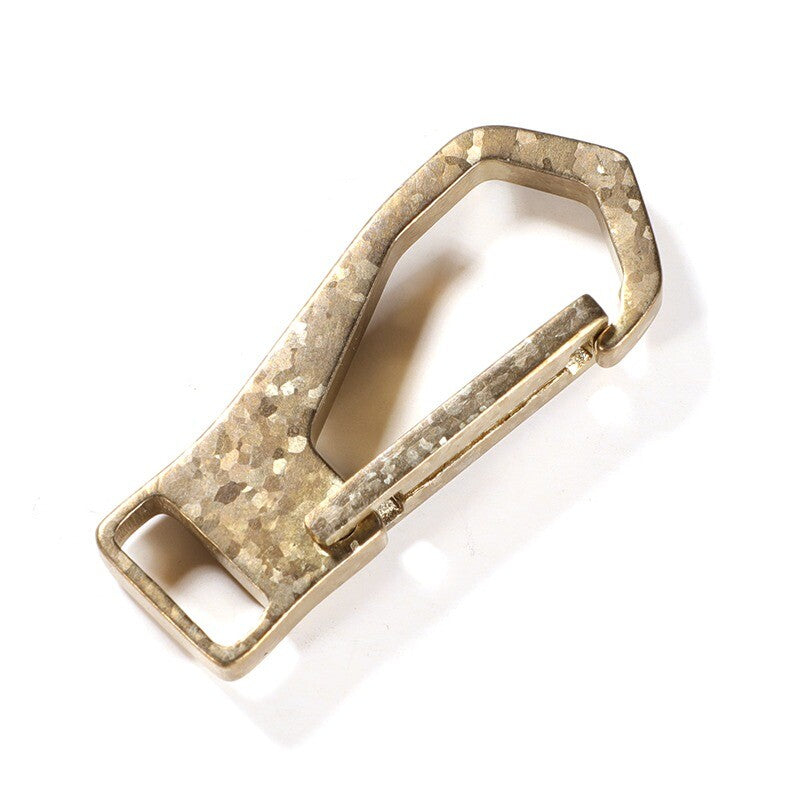 Titanium Carabiner Keychain Clip Car Key Chain Fob Key Ring Holder Organizer EDC 07FC0E-D4 - KOEEK