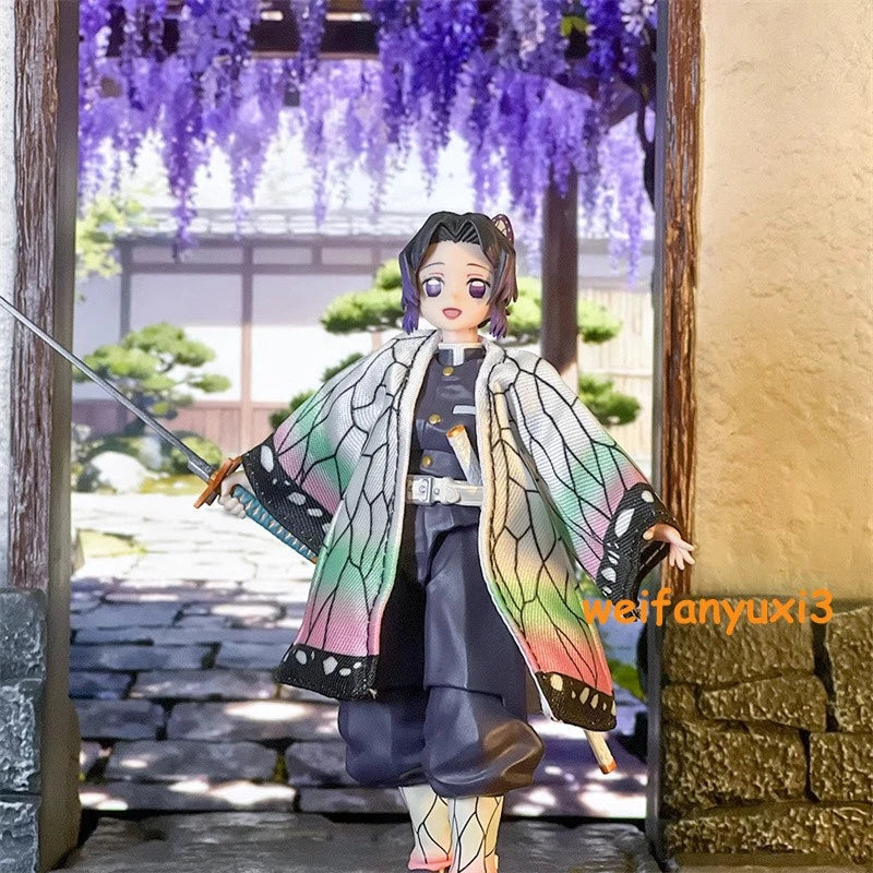 Demon Slayer 1/12 Cape For SHF 6'' Kochou Shinobu Figure Body Handmade Coat DIY 07FC0E-D4 - KOEEK