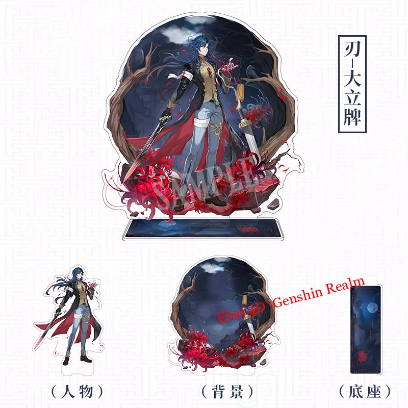 Anime Honkai: Star Rail Blade Acrylic Desktop Stand Figure Collection Decor 07FC0E-D4 - KOEEK