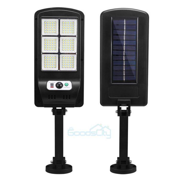 ny 1200000lm LED Solar Flood Light Security Bevægelsessensor Udendørs Yard Street Wall