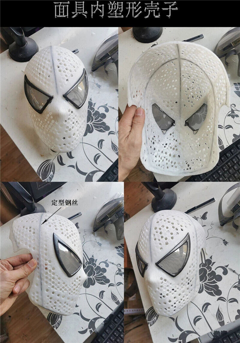Toby Classic Spider-man Helmet Cosplay 3D Mask Halloween Costume Prop 07FC0E-D4 - KOEEK