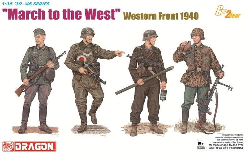 DRAGON 6703 1/35 "March to the West" Western Front 1940 07FC0E-D4 - KOEEK